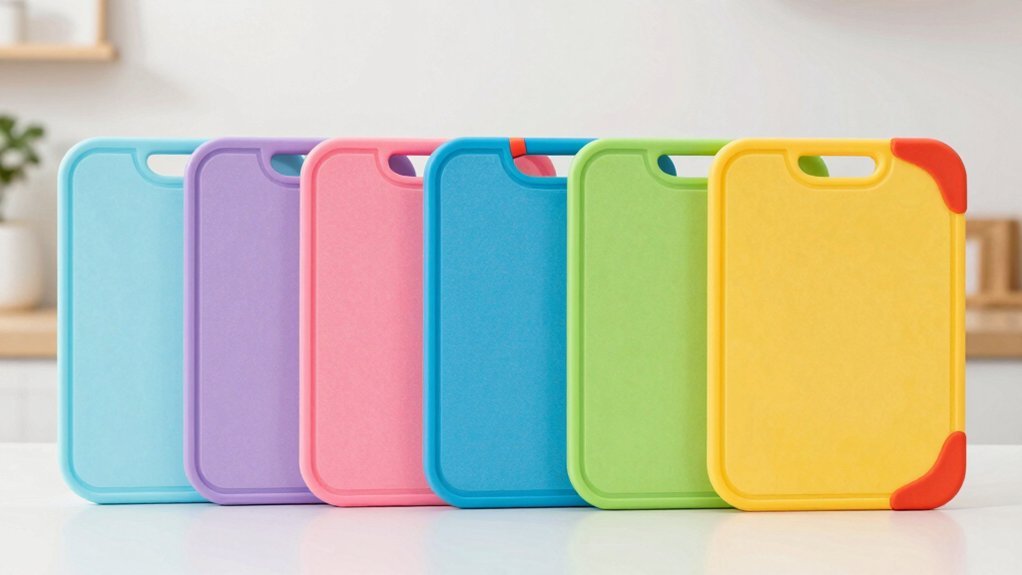 child size cutting boards with safety features