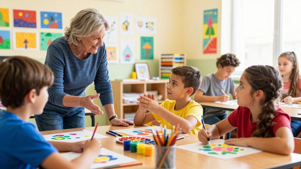 confident older peers inspire growth