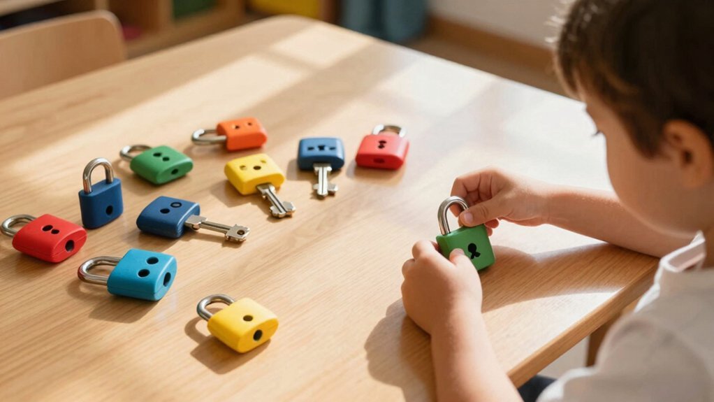 hands on lock and key learning instruction