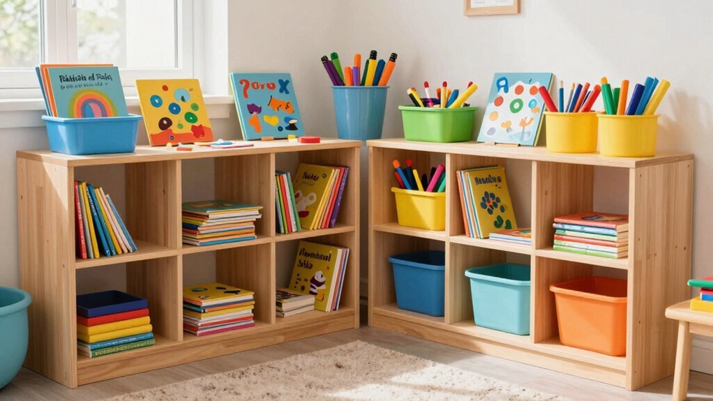 low open shelves empower independence