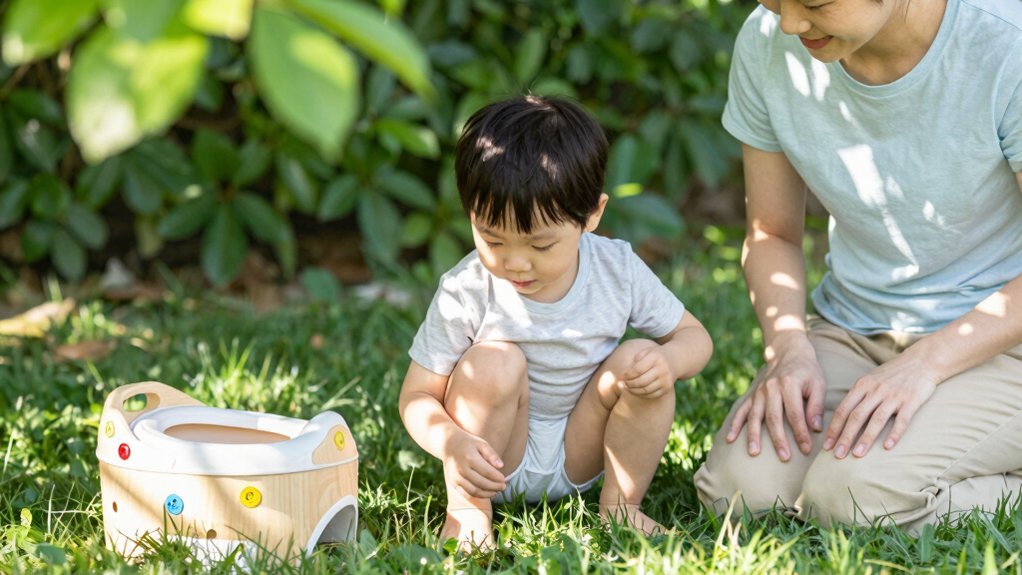 observing readiness signals for potty training