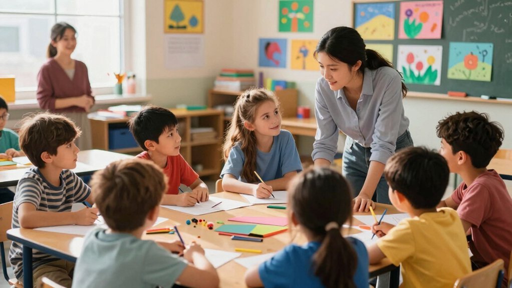 older students mentor younger peers