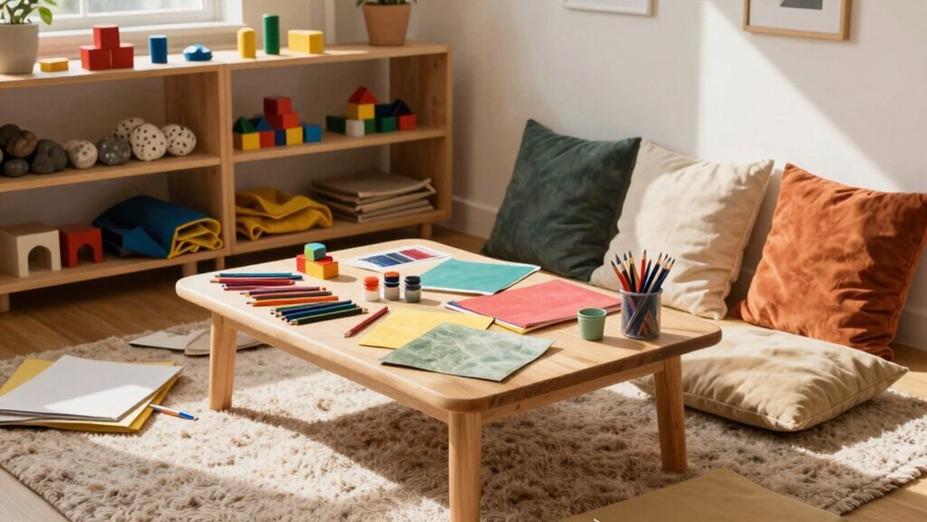 open ended materials distributed exploration