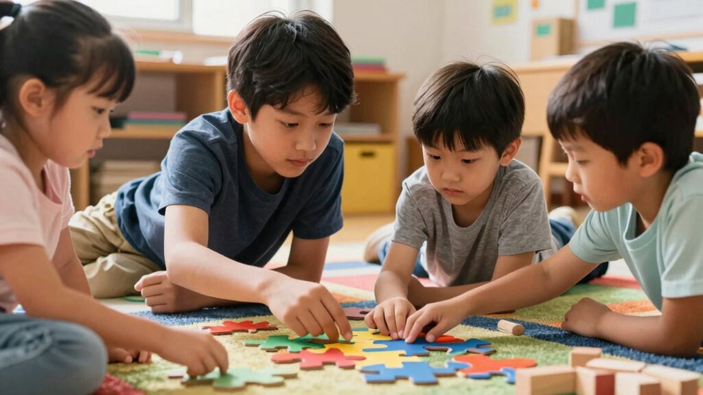 patience learned through older peers