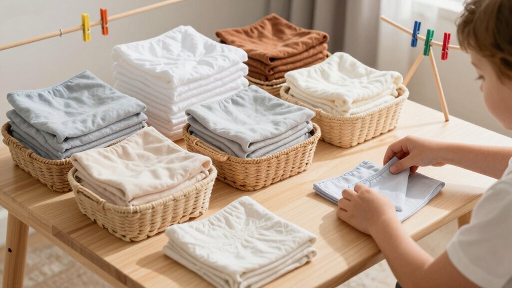 practical folding and sorting laundry activities