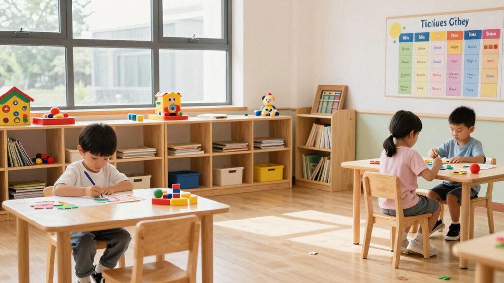 rotating materials boosts focused learning