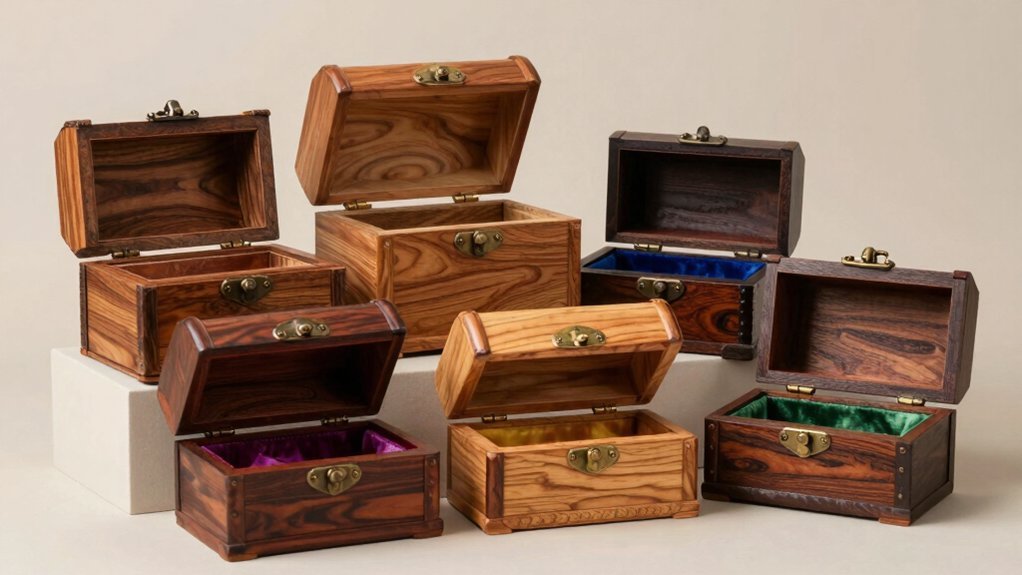 seven best natural wooden treasure boxes