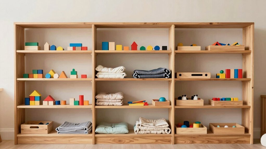 top low shelves for montessori