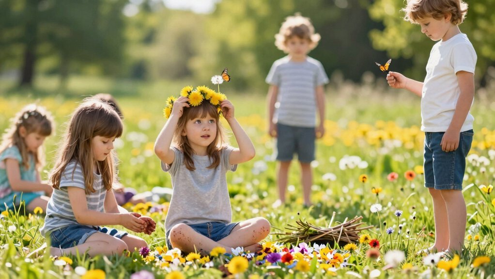 unstructured outdoor play fuels imagination
