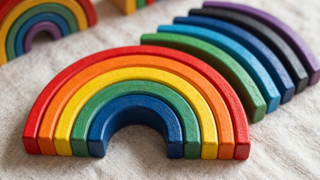 wooden rainbow stackers collection 2026