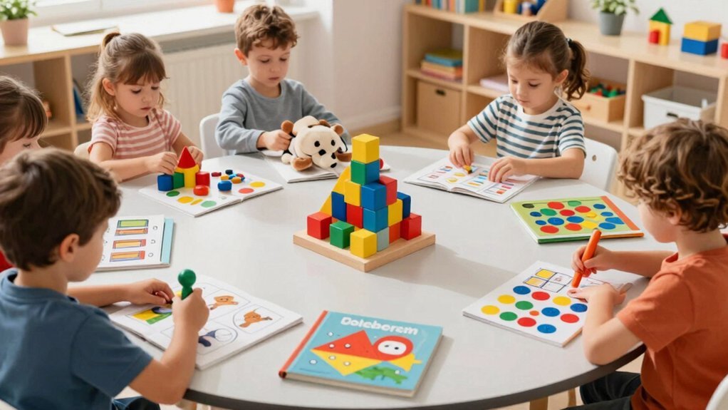 age appropriate materials by stage