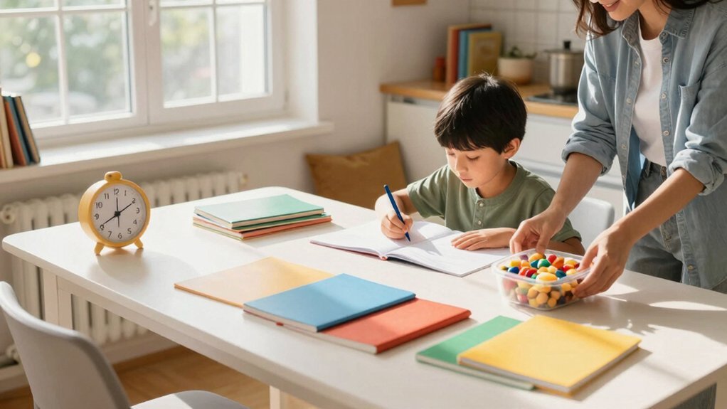 consistent school day schedule with breaks
