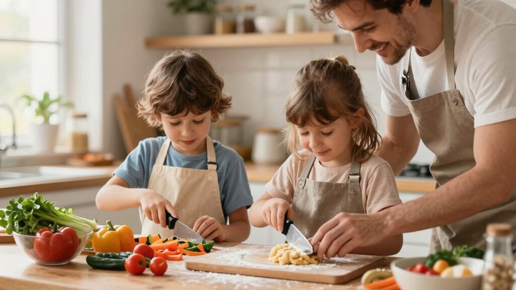 cooking together strengthens family bonds