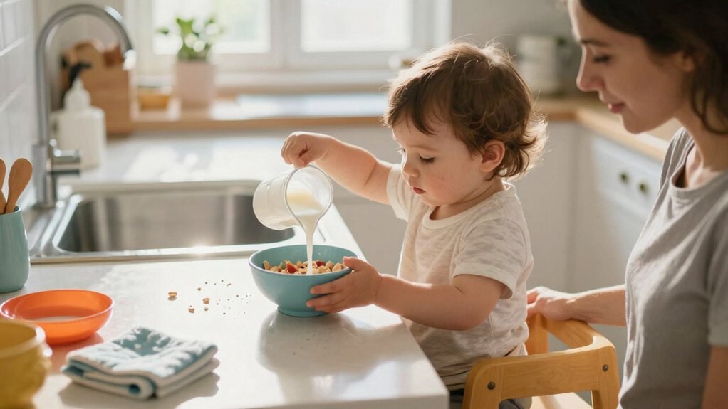 daily routines foster toddler independence
