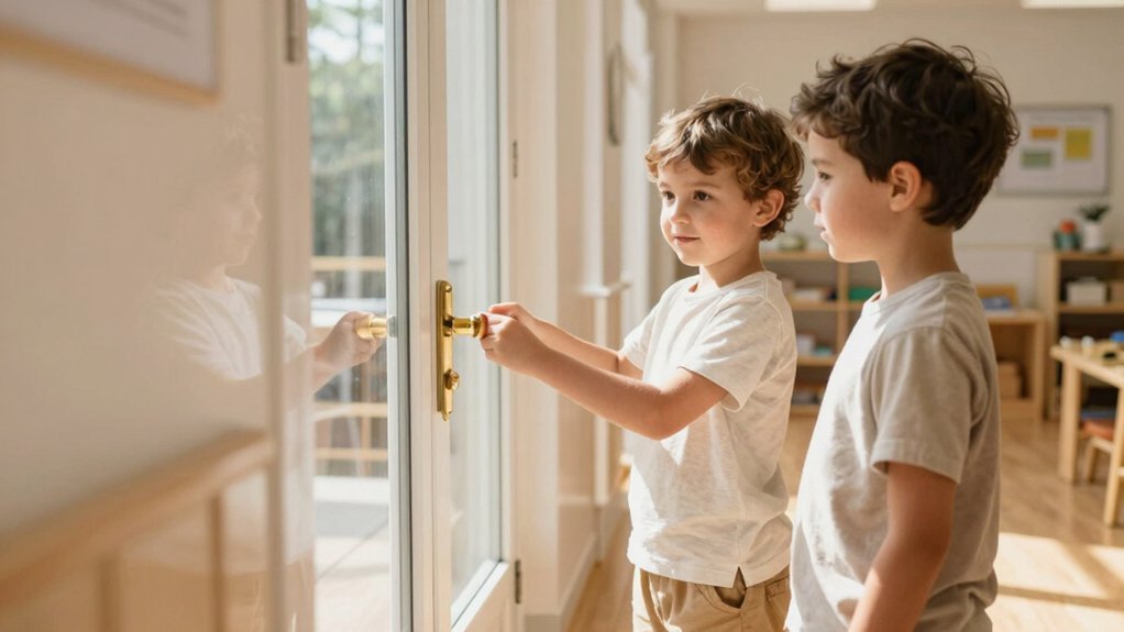 door etiquette builds independence and coordination