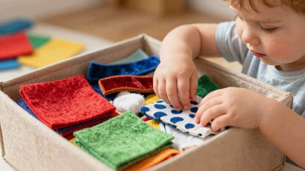 fabric box sensory activities for