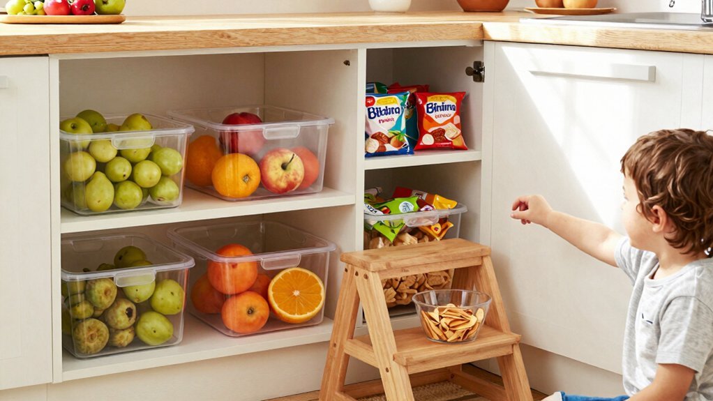 grab and go snack station setup
