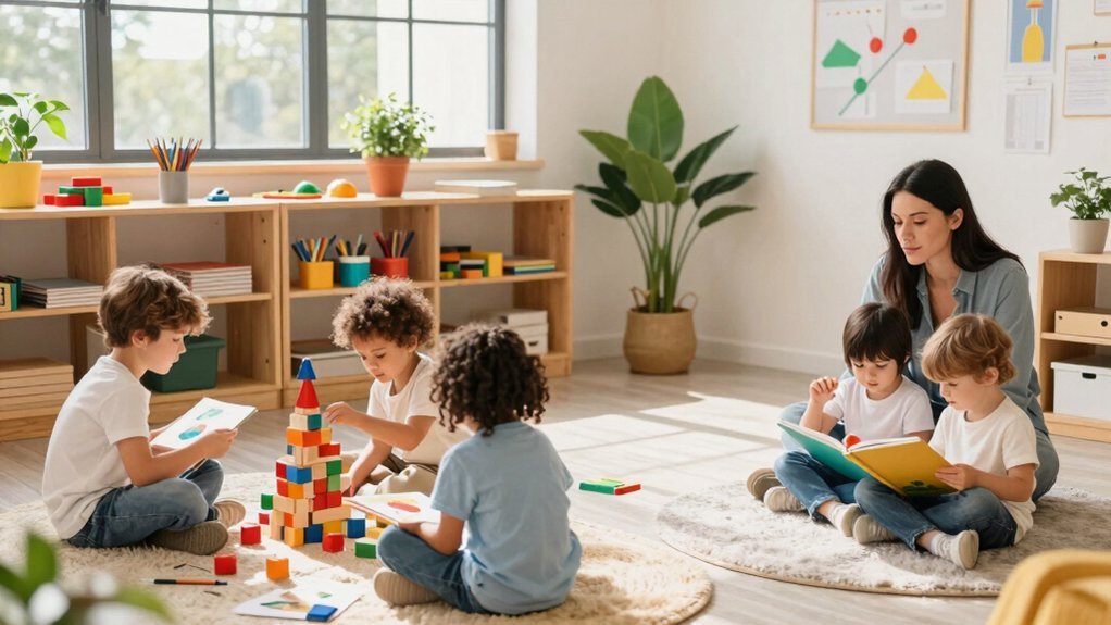 guided play with free exploration