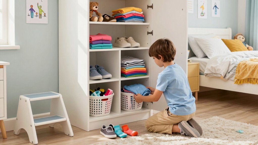 Why Kids Need Independent Wardrobe Organization