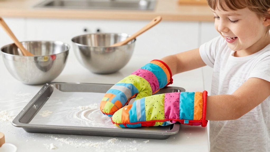 kid friendly insulated mitts protect hands