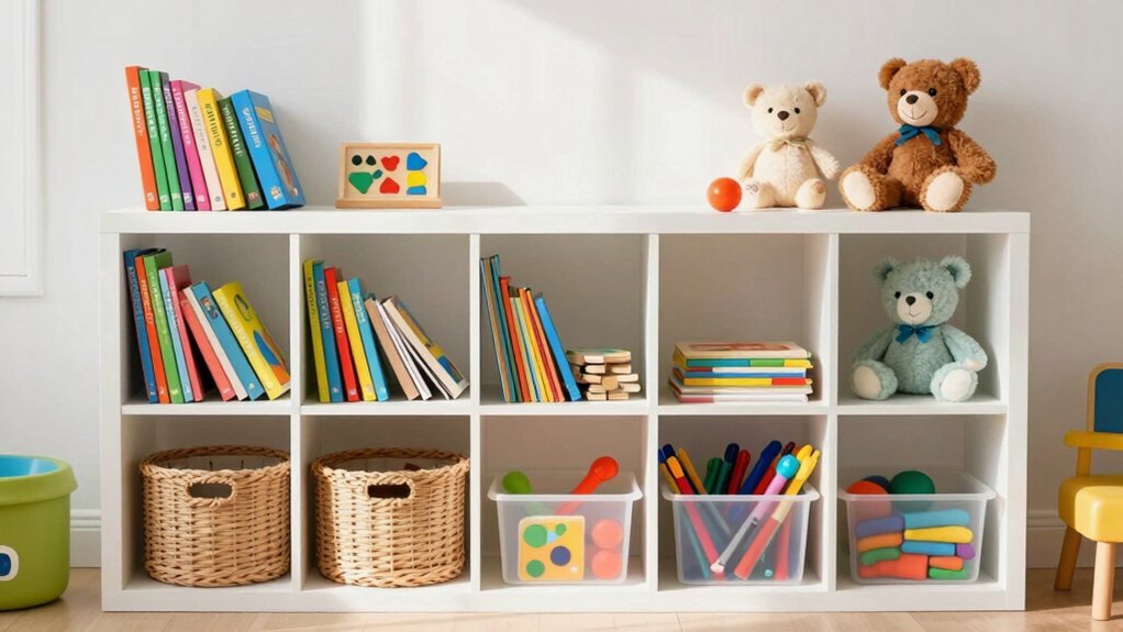 kid friendly reachable organized storage
