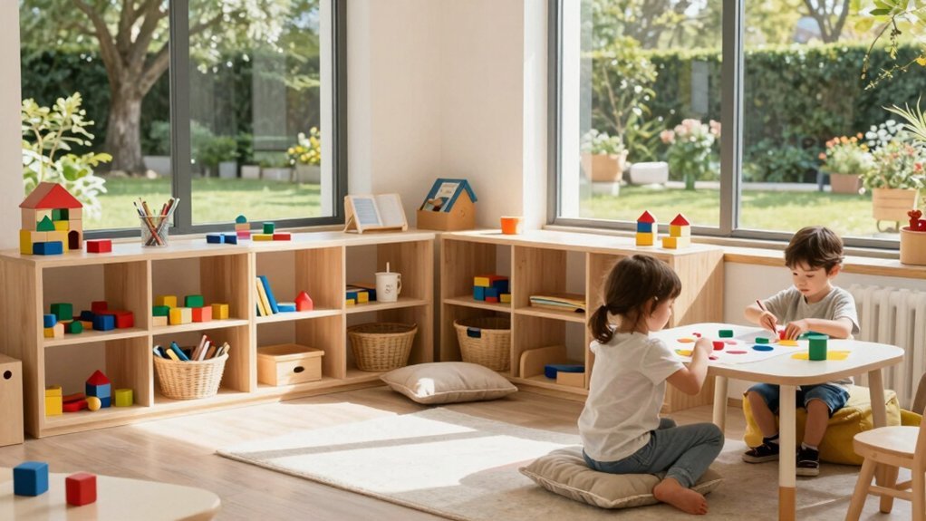 low shelving child sized furniture empowerment