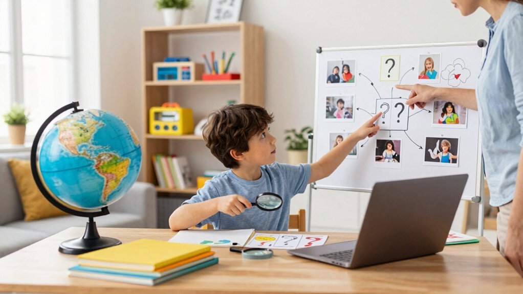 model research steps with questions