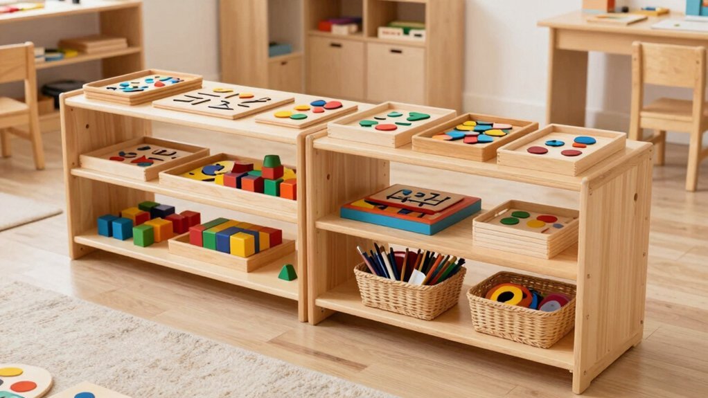 montessori shelf accessible curated rotations