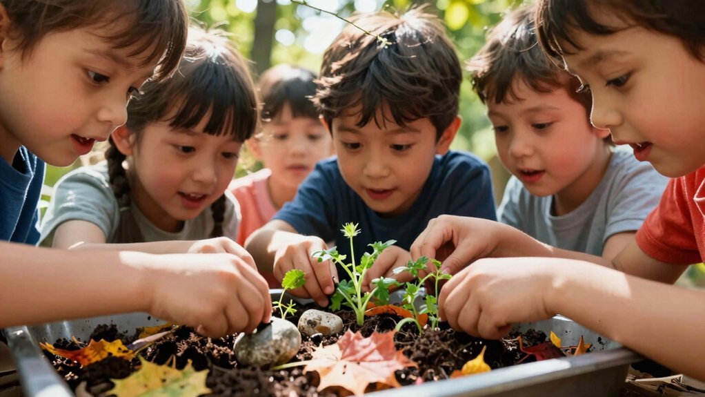 multi sensory nature warm up activities