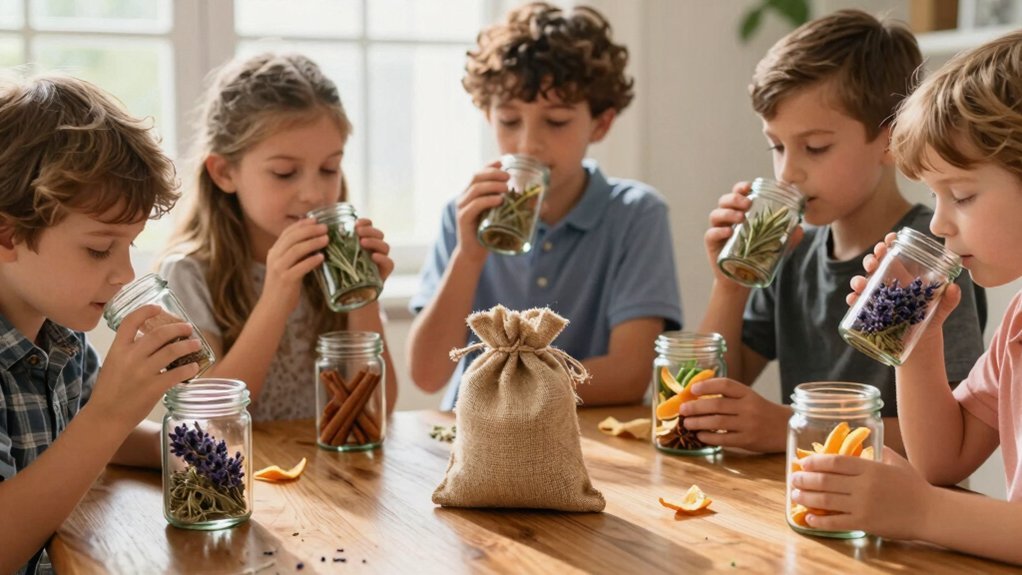 mystery bag sensory scavenger hunt