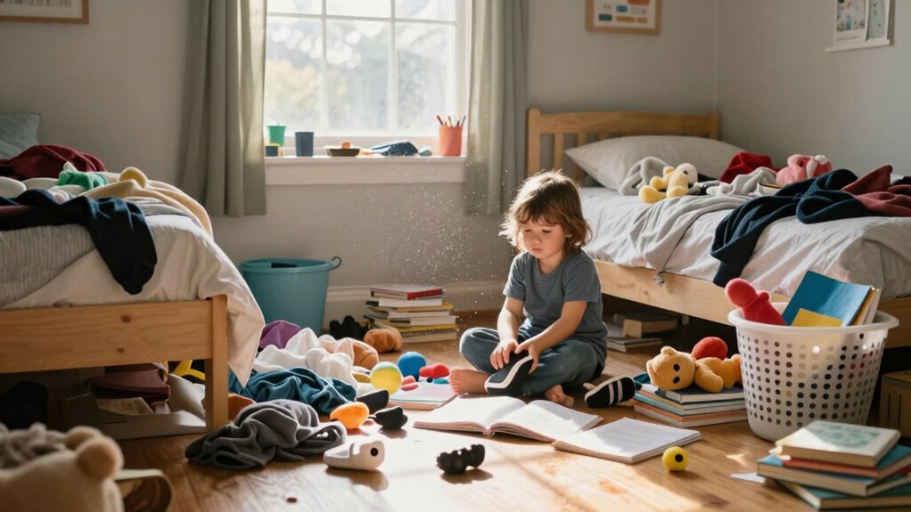 natural consequences reshape cluttered room