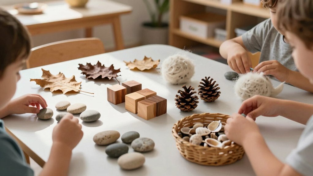 natural materials for classroom sensory exploration