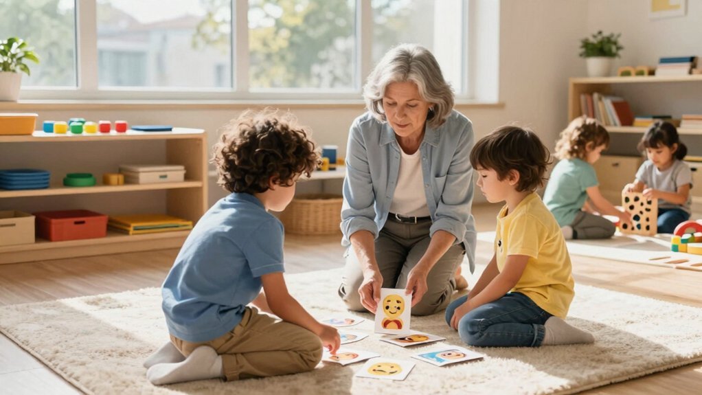 older peers model peaceful problem solving