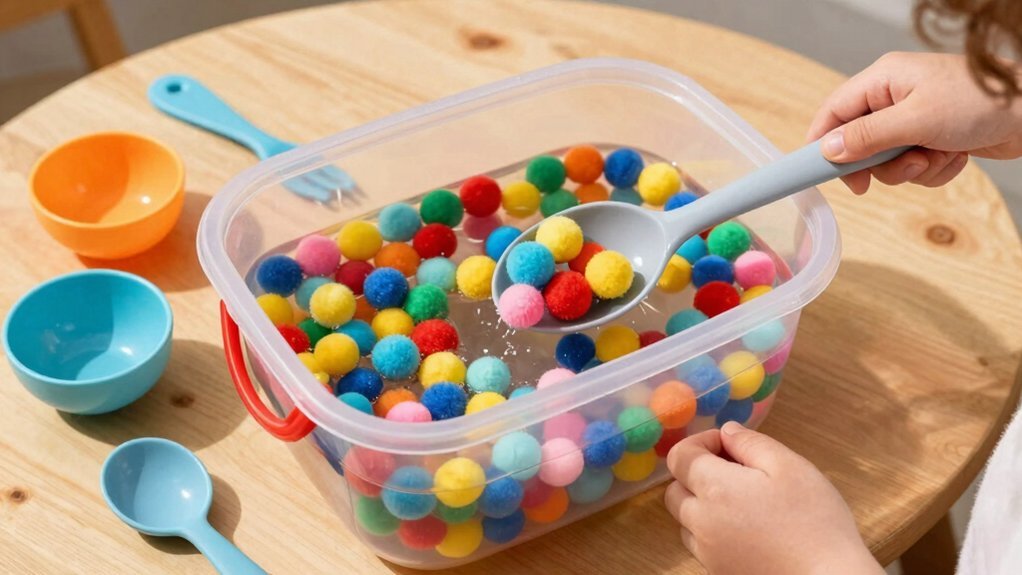 pom pom soup fishing bin