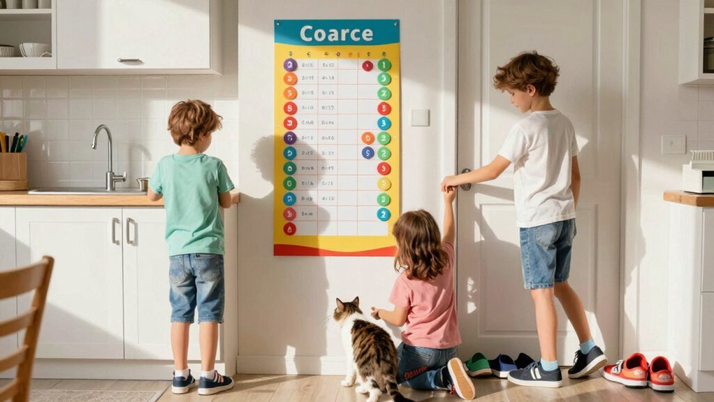 rotating chores promote accountability system