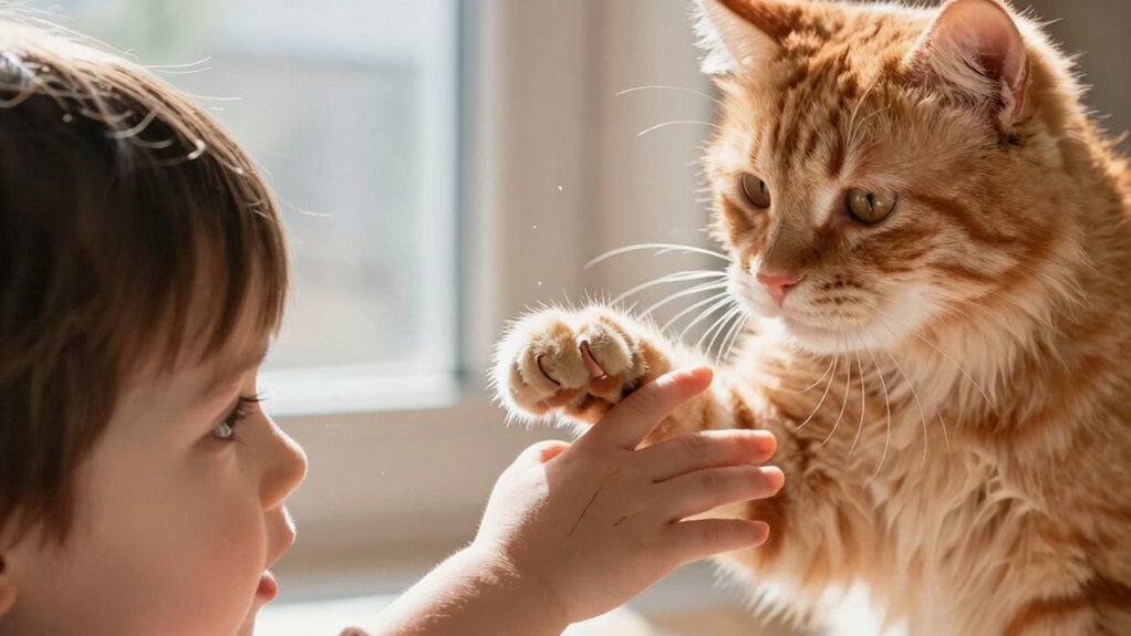 rough play teaches gentleness through scratches