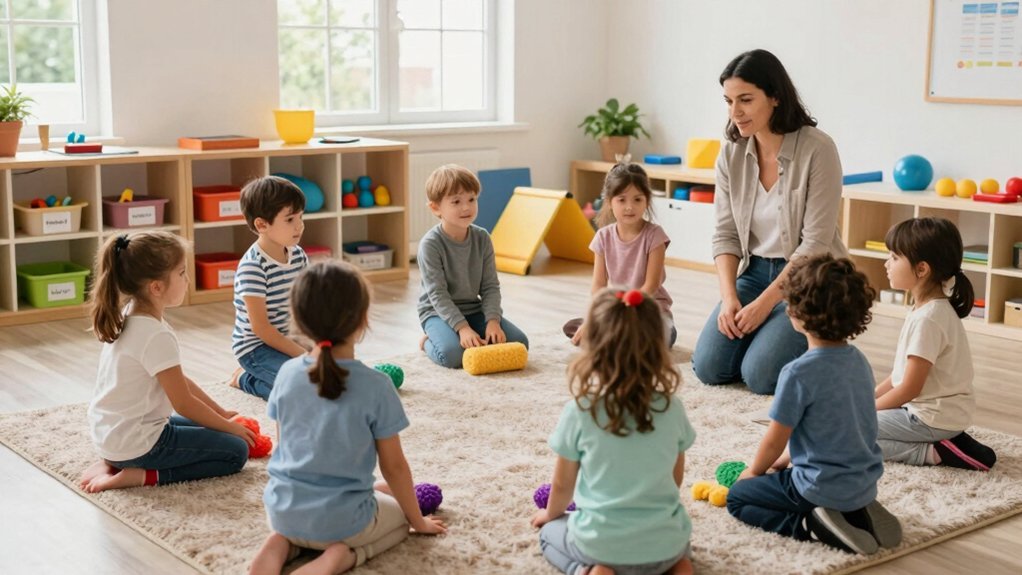 schedule regular sensory breaks for self regulation