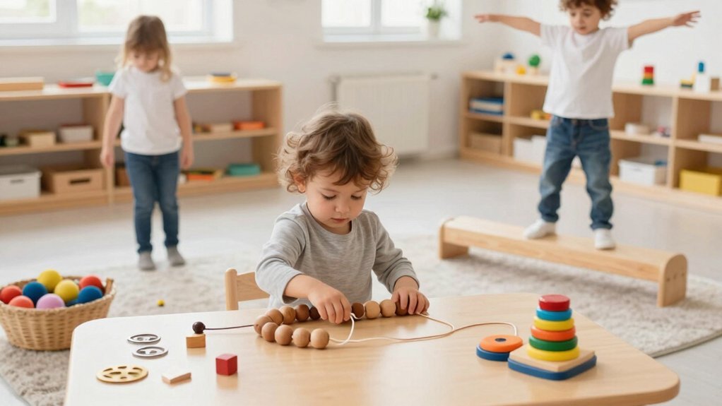 sensorimotor play with montessorimaterials