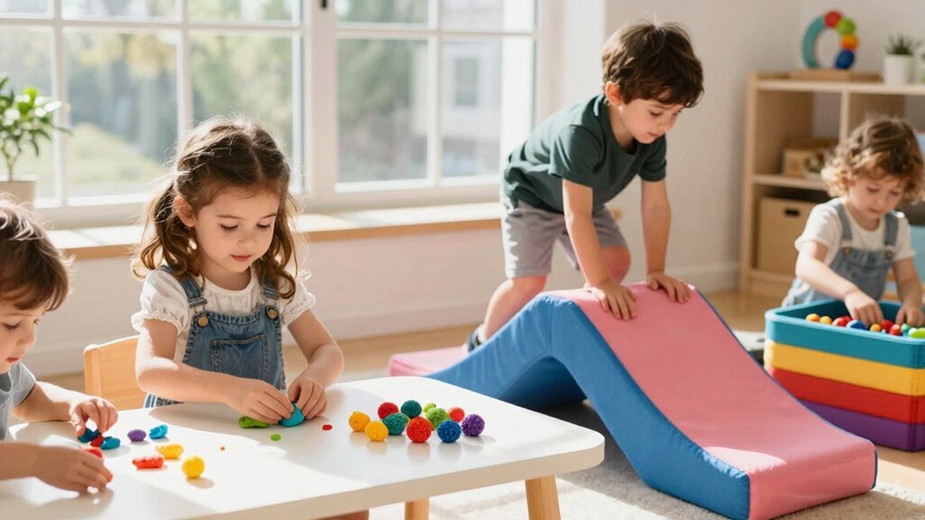 sensory integration supports development routines