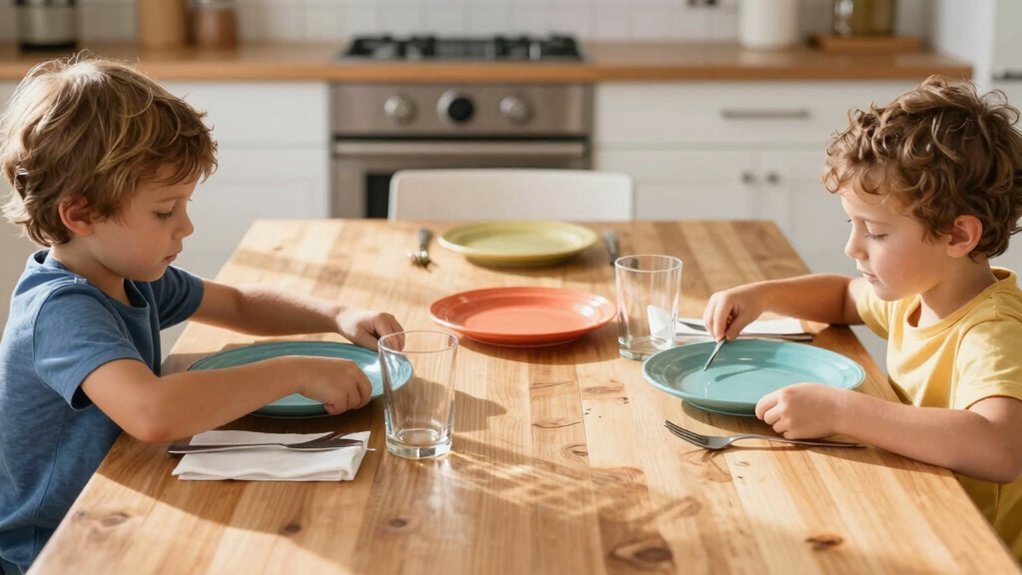 set set set the table