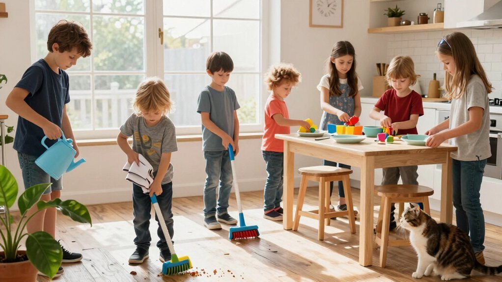 seven age appropriate daily chores