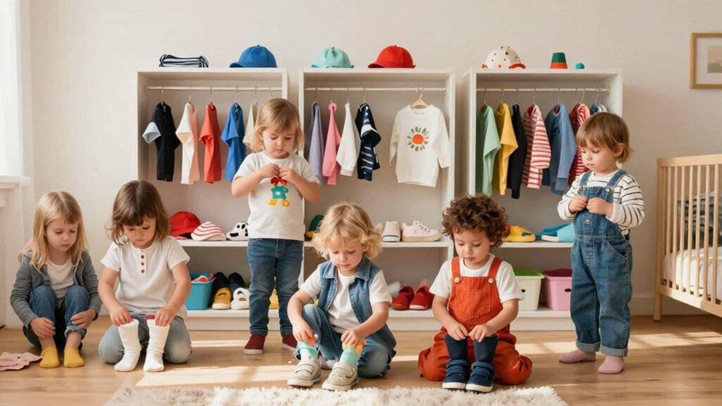 seven independent dressing skills for toddlers