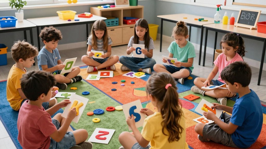 small or large scalable multisensory alphabet activities