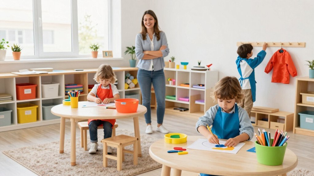 structured routine builds preschool independence