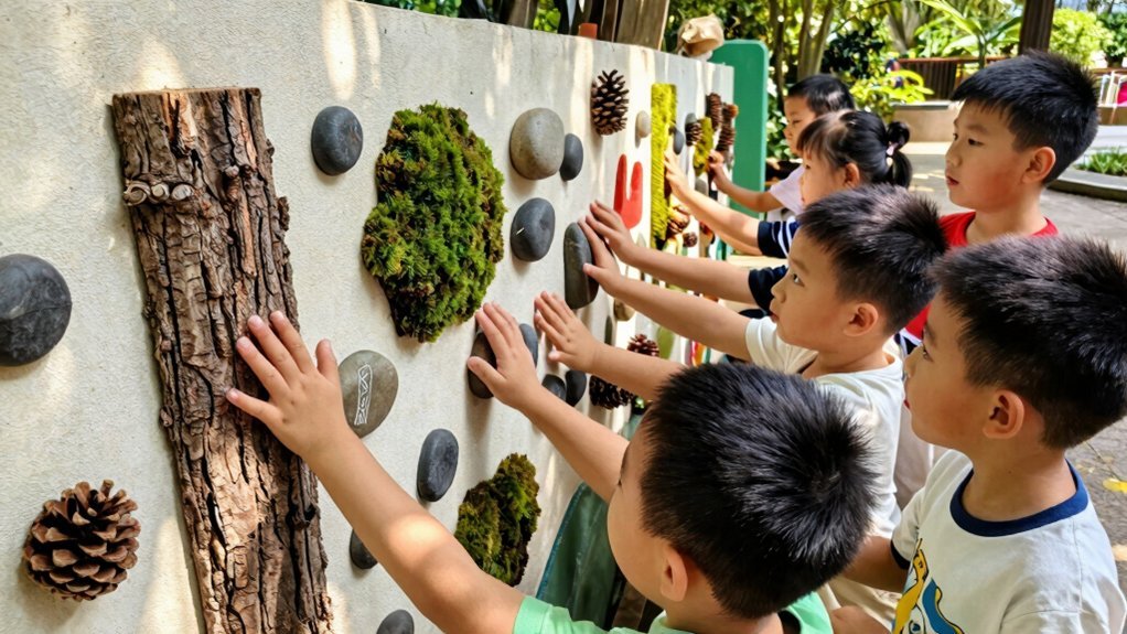 tactile wall sensory exploration materials