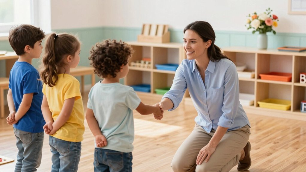 teaching greetings with grace and courtesy