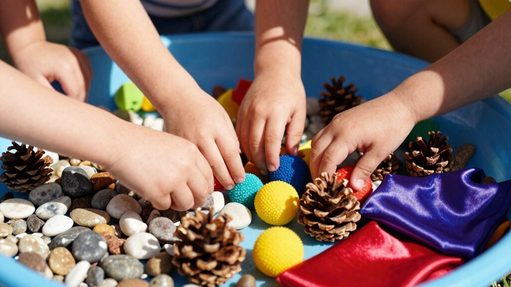texture rich play builds abstract classification skills