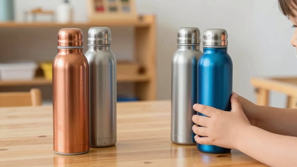thermic bottle sensory matching game
