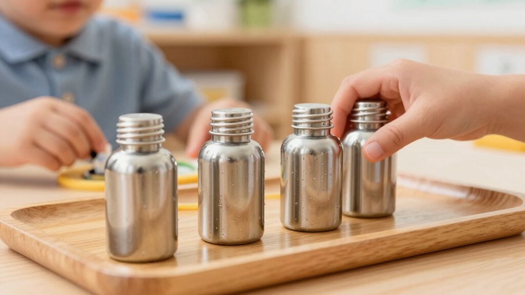 thermic bottles for sensory discrimination