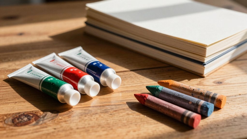three best art materials for expression